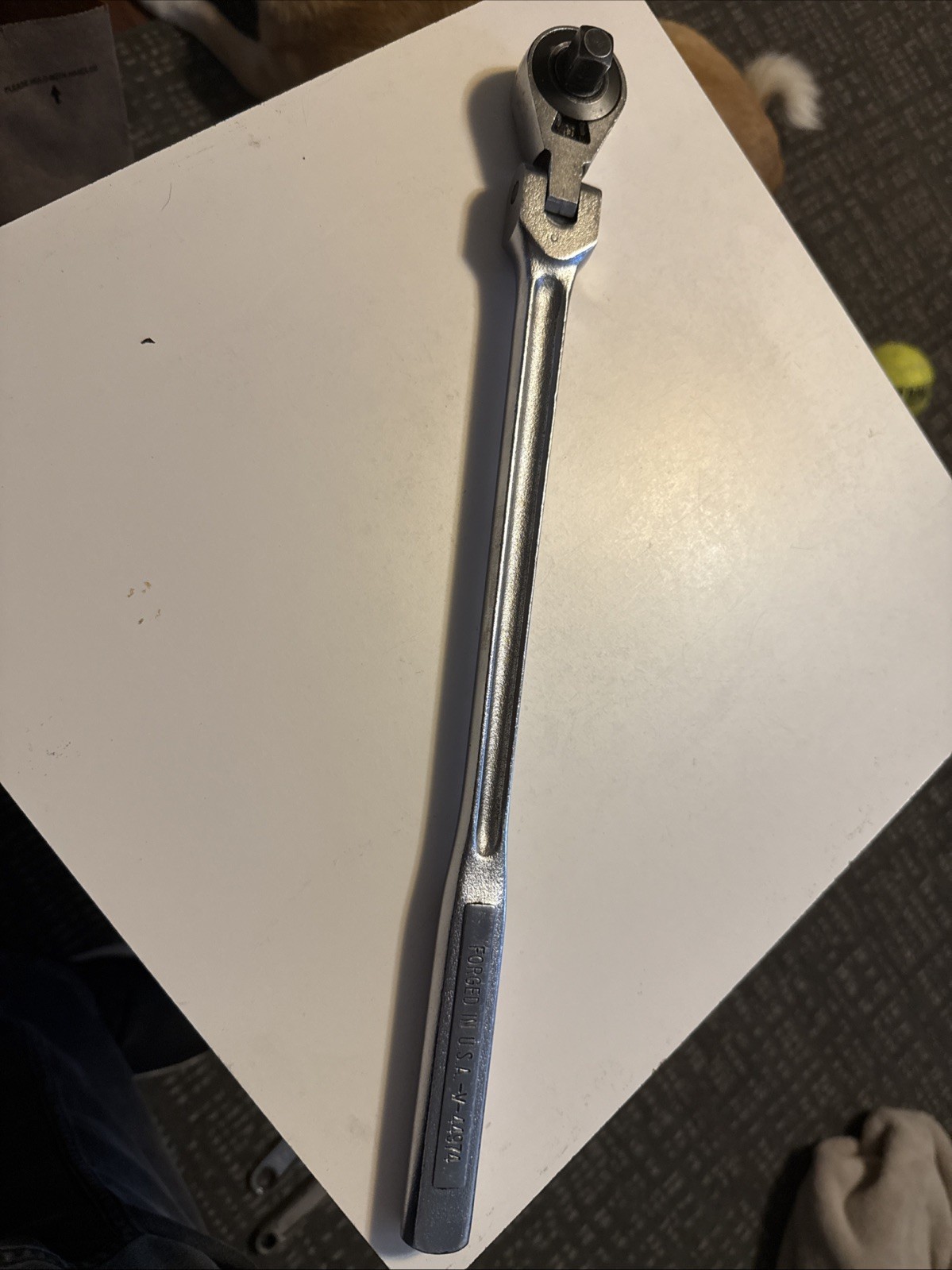 Sexy Sears Craftsman Nos USA 1/2” Drive -V- Series Flex Head Ratchet 44974 EUC