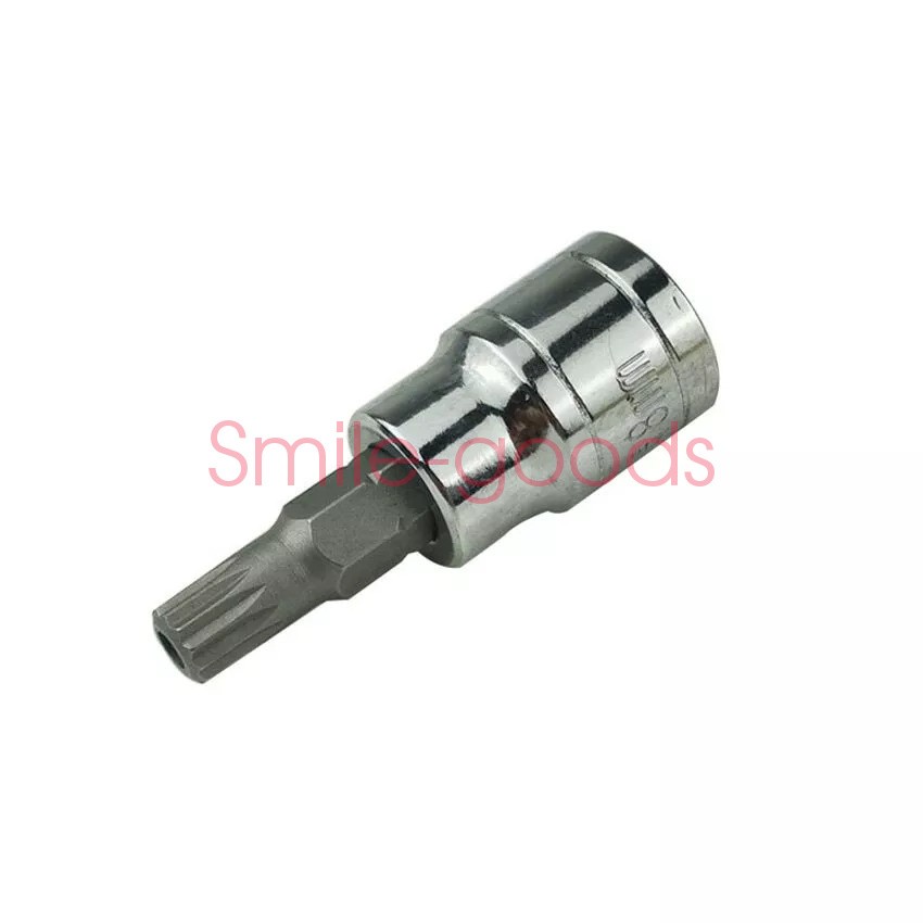 10 PC For XZN Triple Square Spline Bit Socket Set 12 Points with Carrying Case