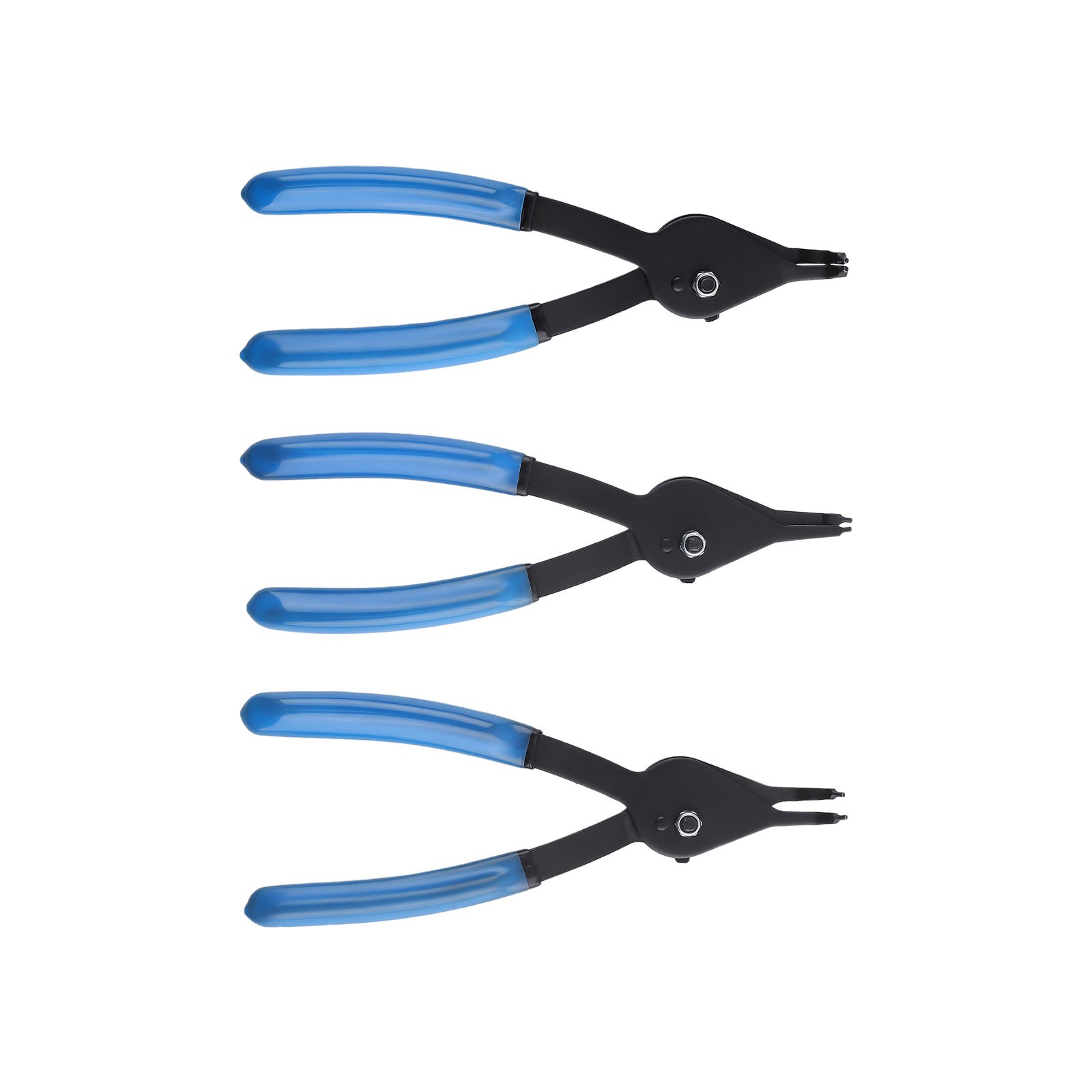 12 PC Versatile Retaining Snap Ring Pliers Fixed Tip Combination 9″ tip pliers