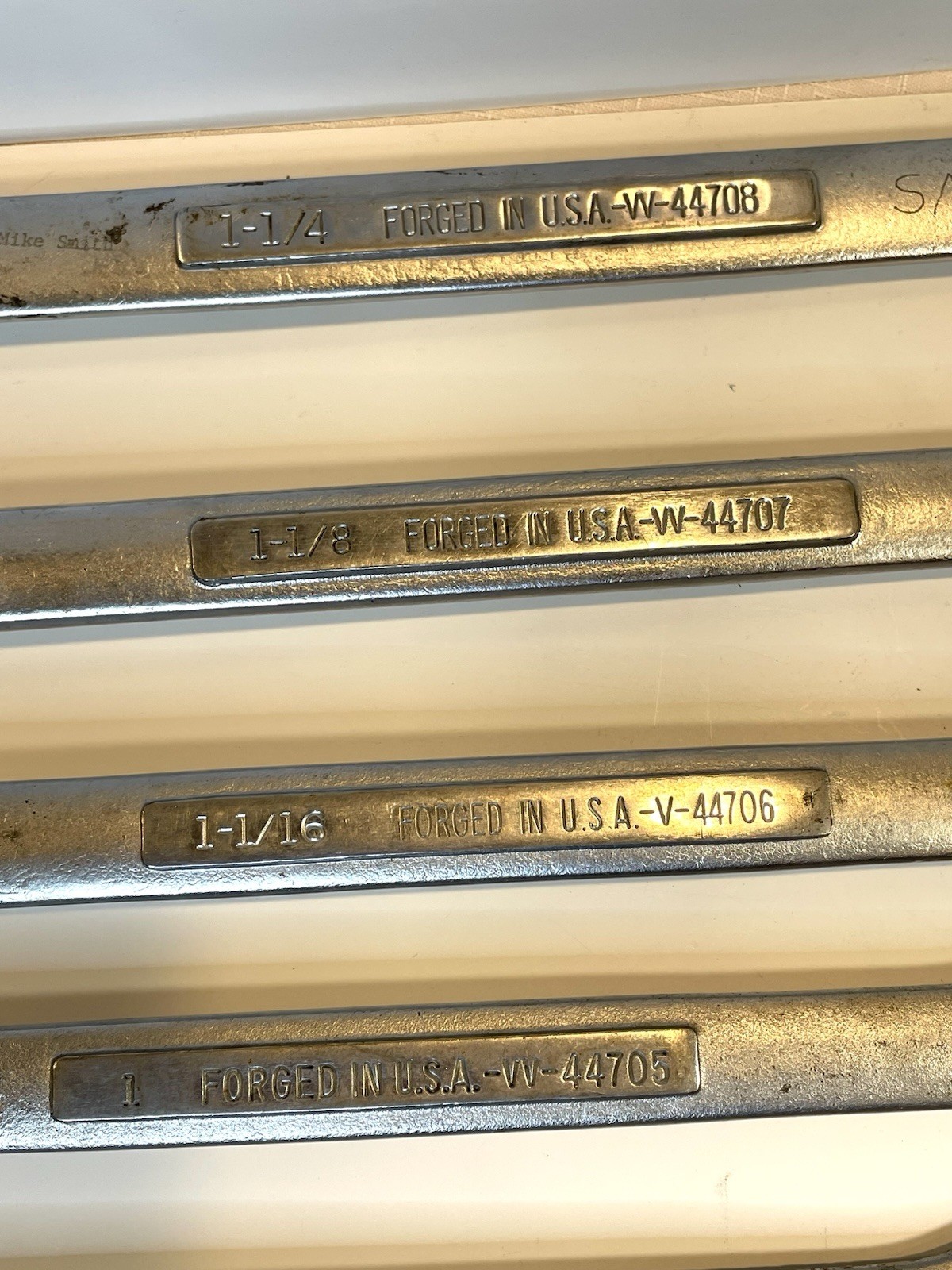 Craftsman Large SAE 7-piece VV 44702 – 44708 Combination Wrench Set USA Made