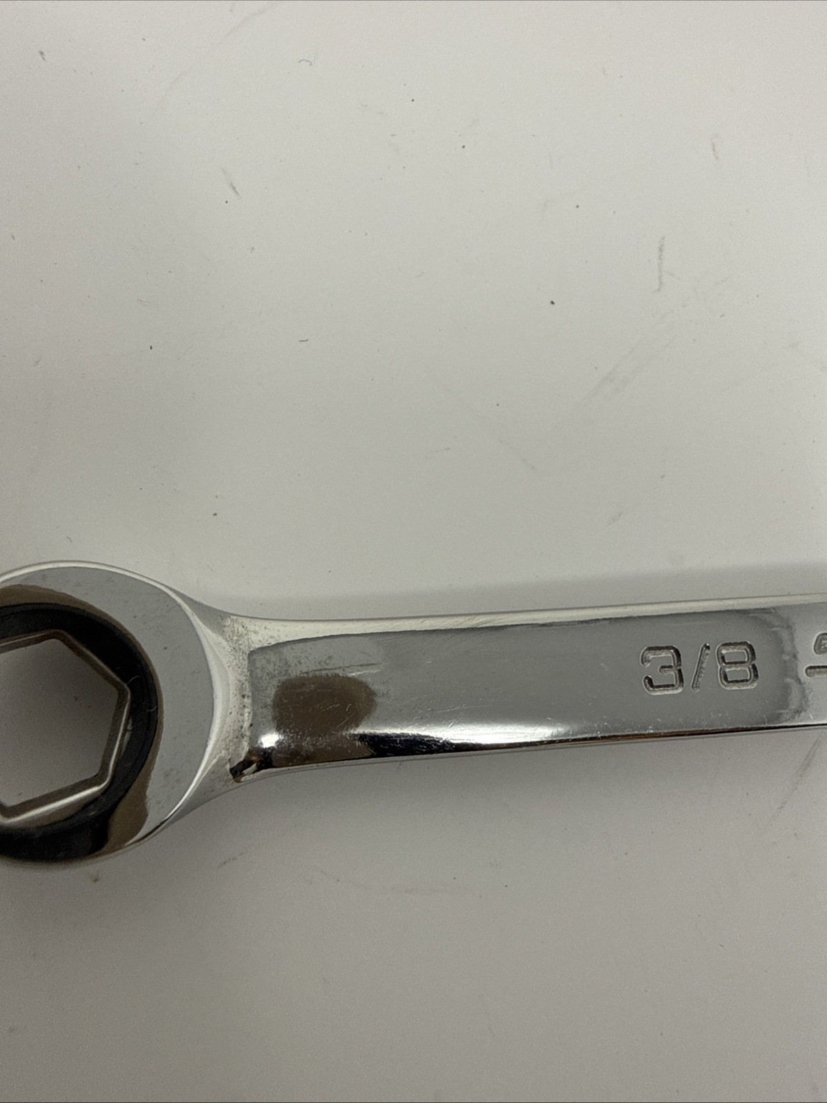 Snap-on tools 3/8 x 7/16″ SAE flare nut open end 6-point wrench RXFS1214B