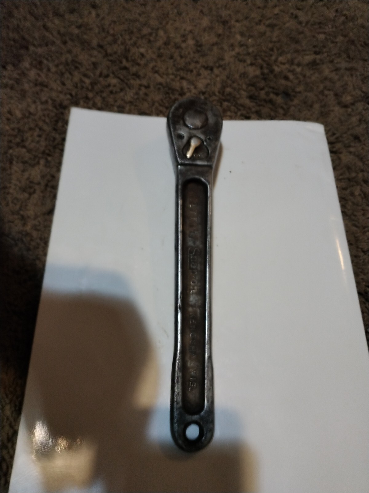 SNAP-ON RARE US GOV’T 1945 G RATCHET NO. 71N SER. 2251 1/2″ DRIVE SNAP ON