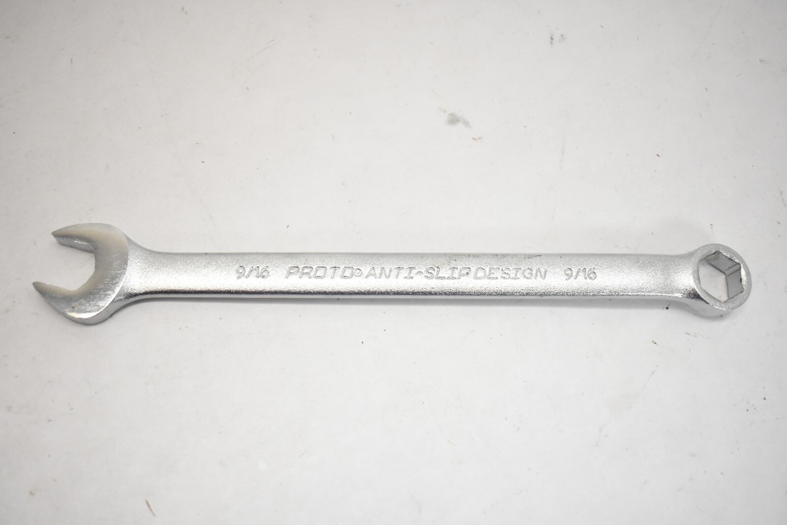 Proto Anti-Slip Design 1218HASD Satin 9/16 Combination Wrench Professional