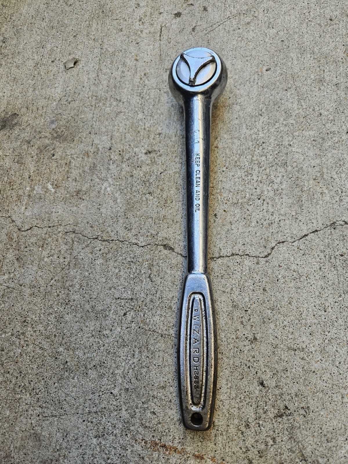 Vintage WIZARD H2833 1/2″ Driver Ratchet