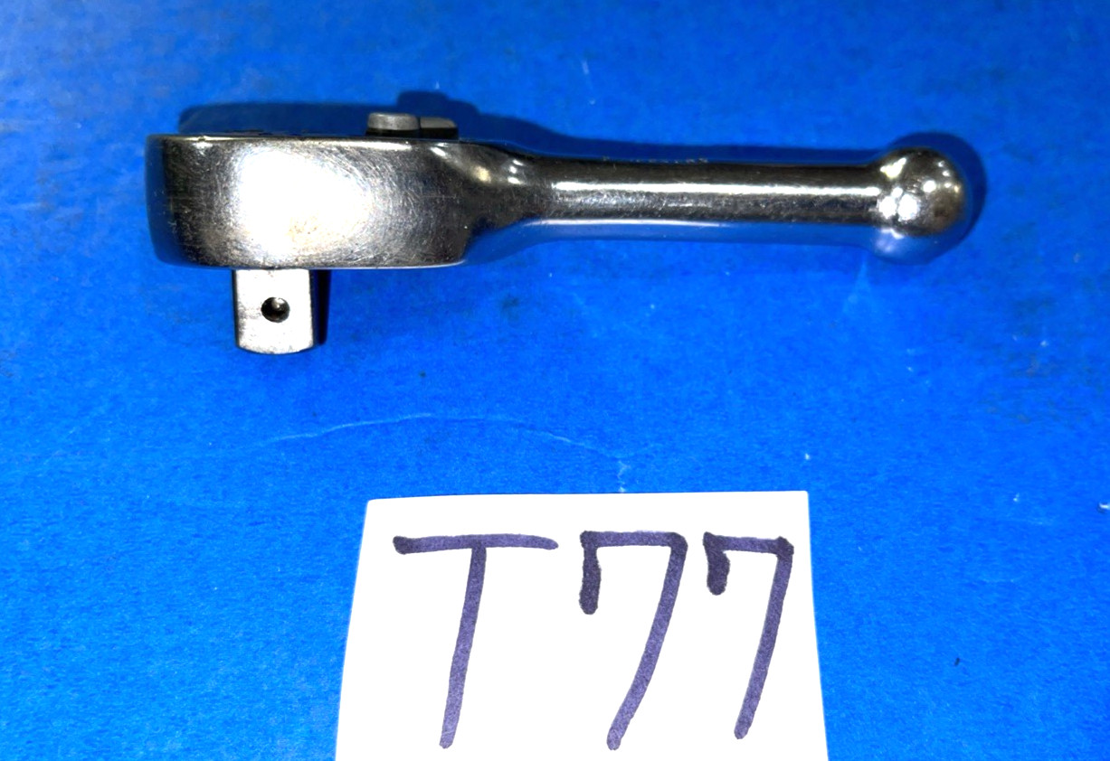 SNAP-ON TOOLS 3/8 DRIVE STUBBY HANDLE RATCHET F710BK INCLUDES SHIPPING IN THE US