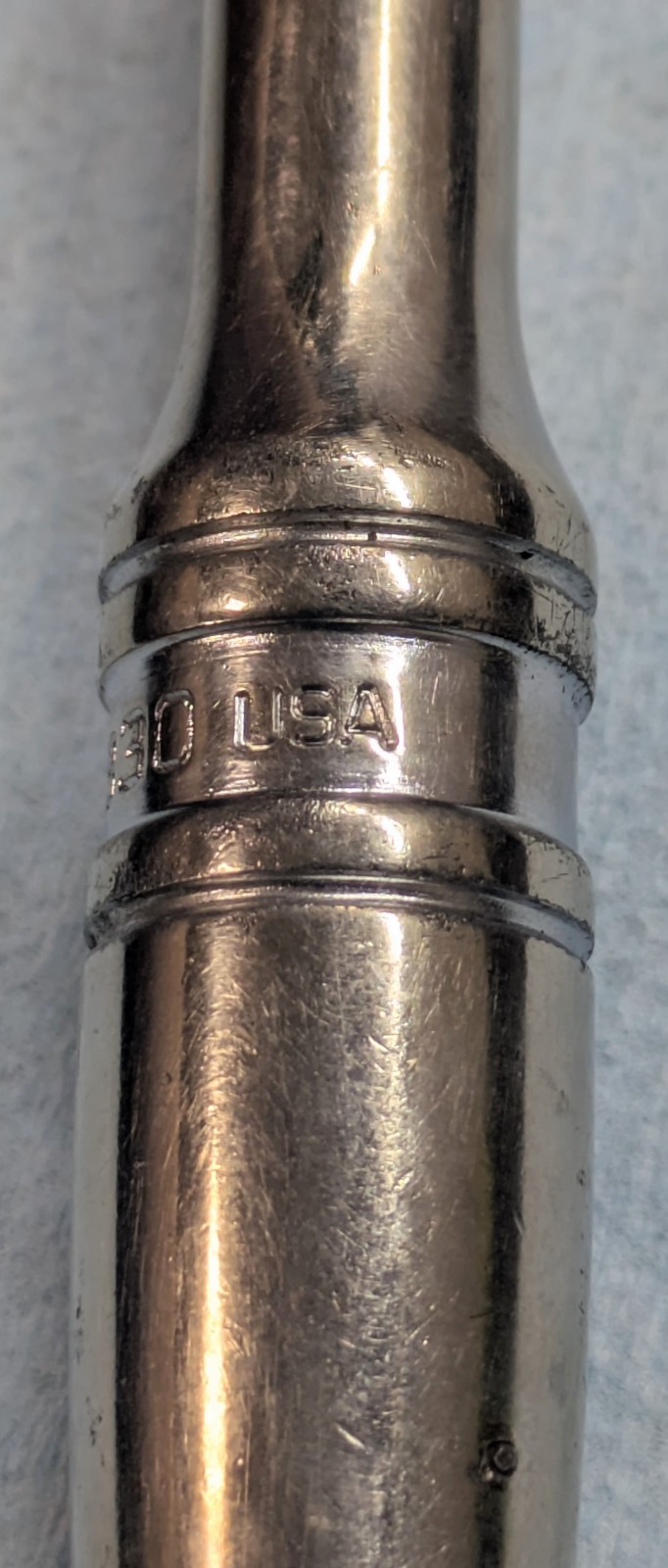 Snap-on F830 3/8 Drive Standard Handle Ratchet Made In USA Nice Condition