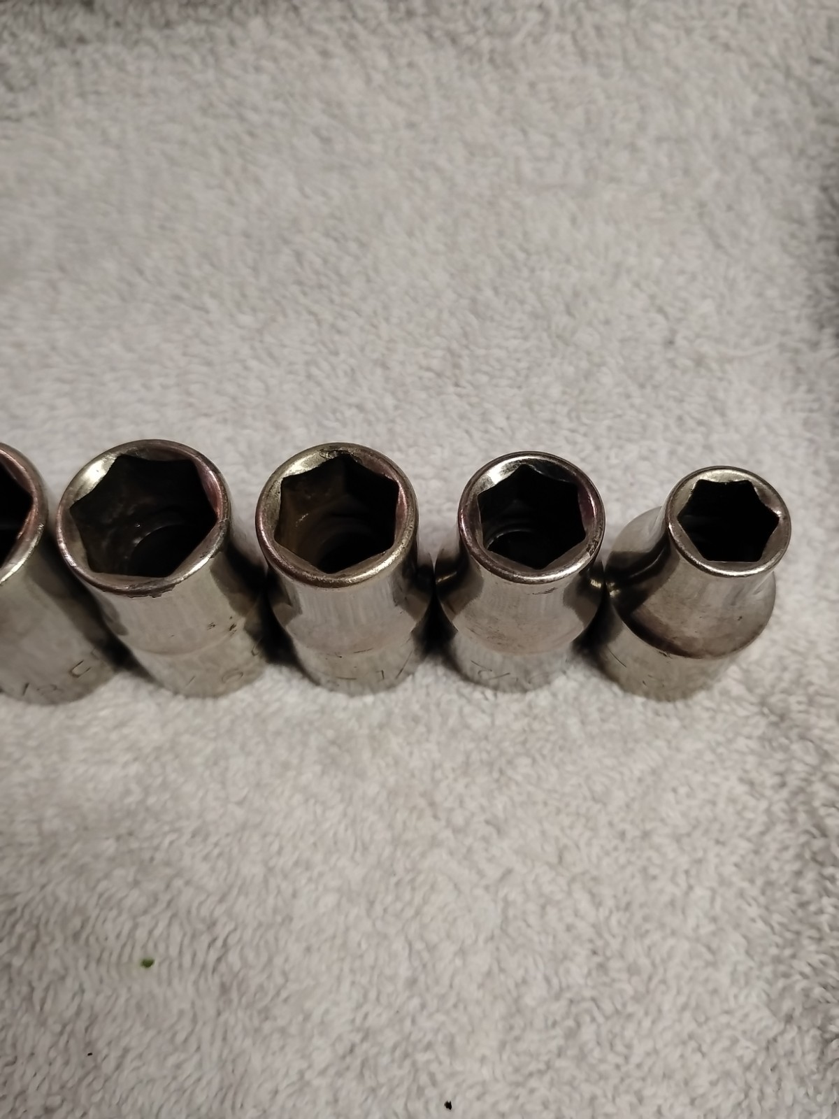 Vintage Craftsman 1/2″ Drive 6 Point Lot 9 Sockets