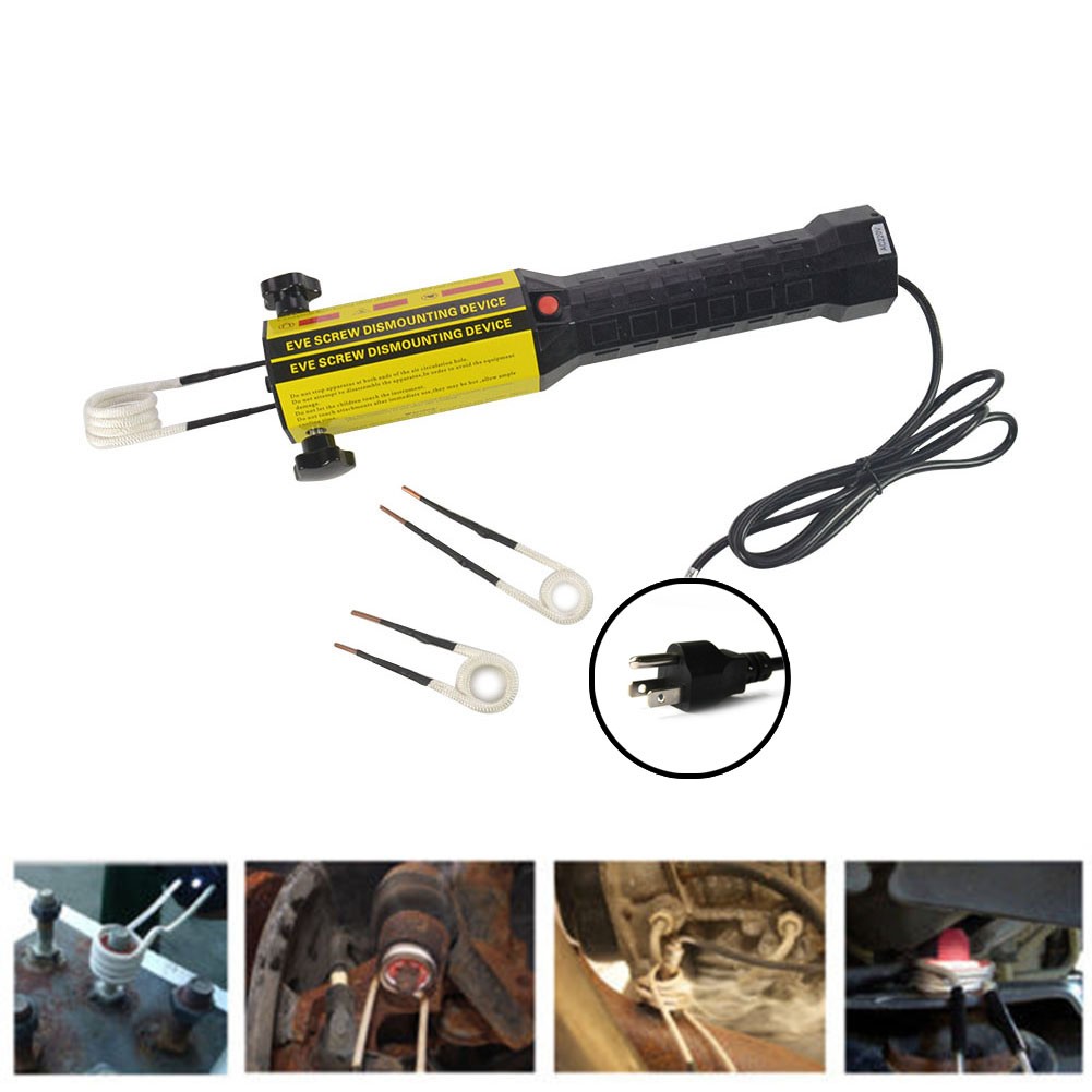 Magnetic Induction Heater Kit for Automotive 110V Overheating Protection 1100W