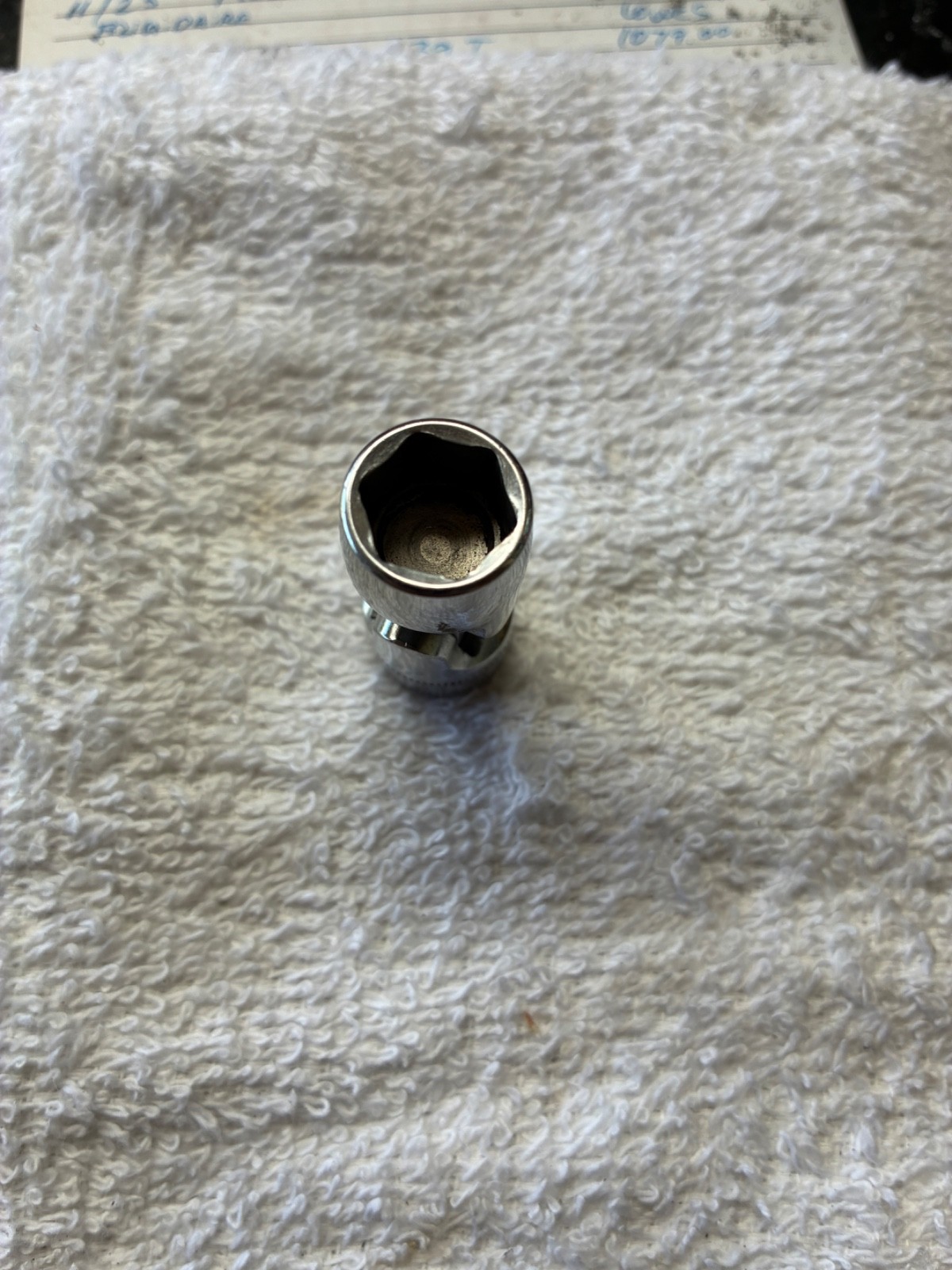 Snap On Tools USA 3/8 Drive Metric 12mm Shallow Universal 6pt Flex Socket