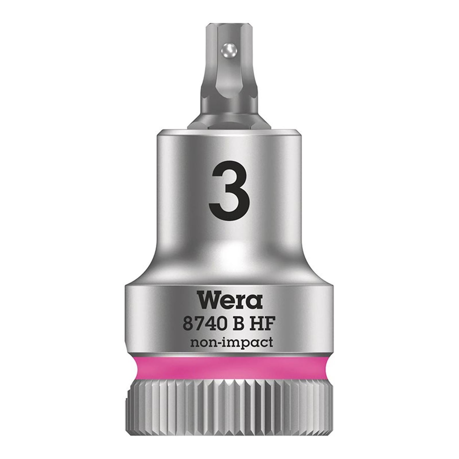 Wera 8740B HF Zyklop 3/8» Drive Hex 3.0 x 35mm with HF 05003030001