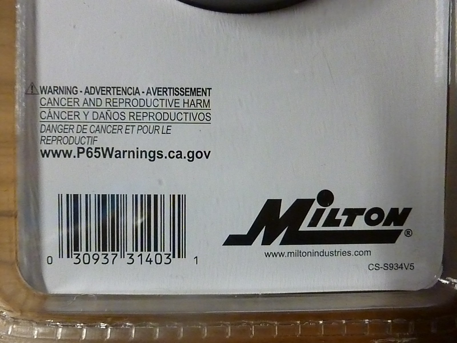 NEW IN PACKAGE Milton S-934 Dial Tire Gauge, 0-120 PSI – 2 lb increments
