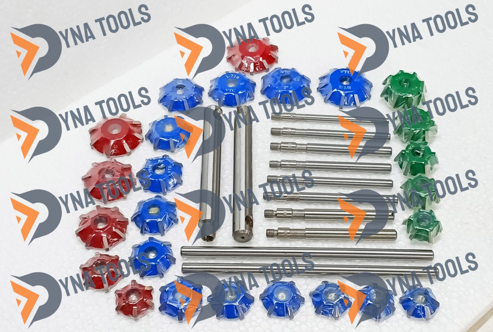 New Motorcycles 3 angle Valve Job Seat Cutter Set Carbide Tipped Best Quality