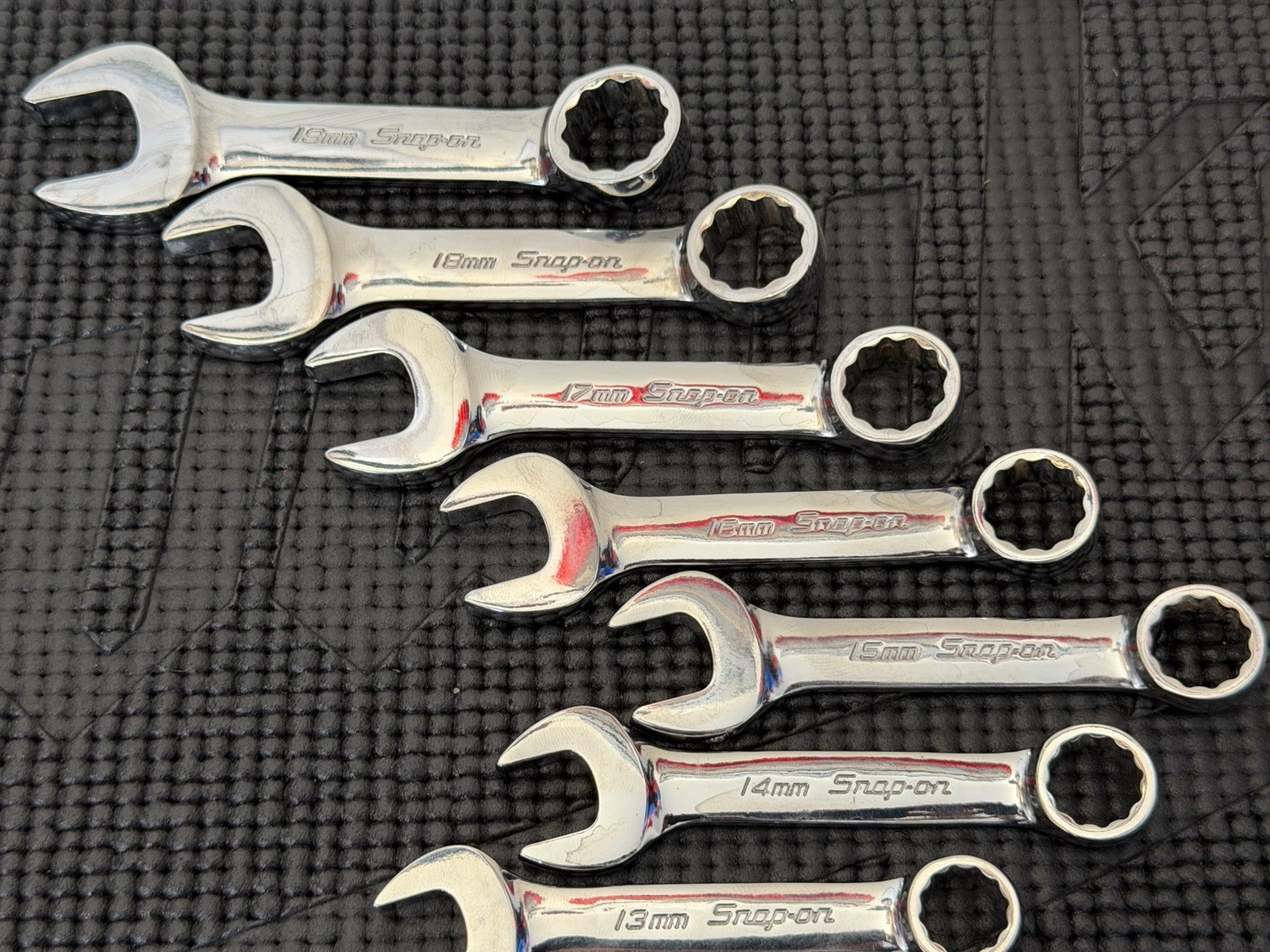 Snap-On 10PC Metric Flank Drive Midget Wrench Set (10-19 mm) USA🇺🇸 – OXIM710B