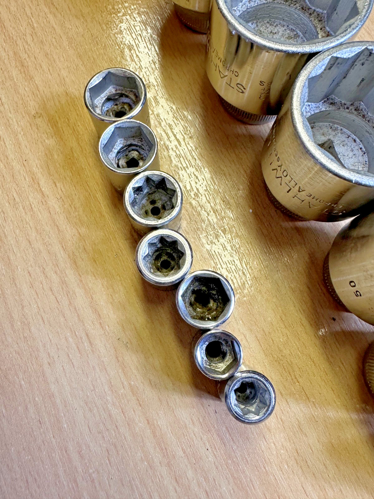 Stahlwille Imperial Sockets 7 x 1/2 inch drive 7 x 1/4 inch drive