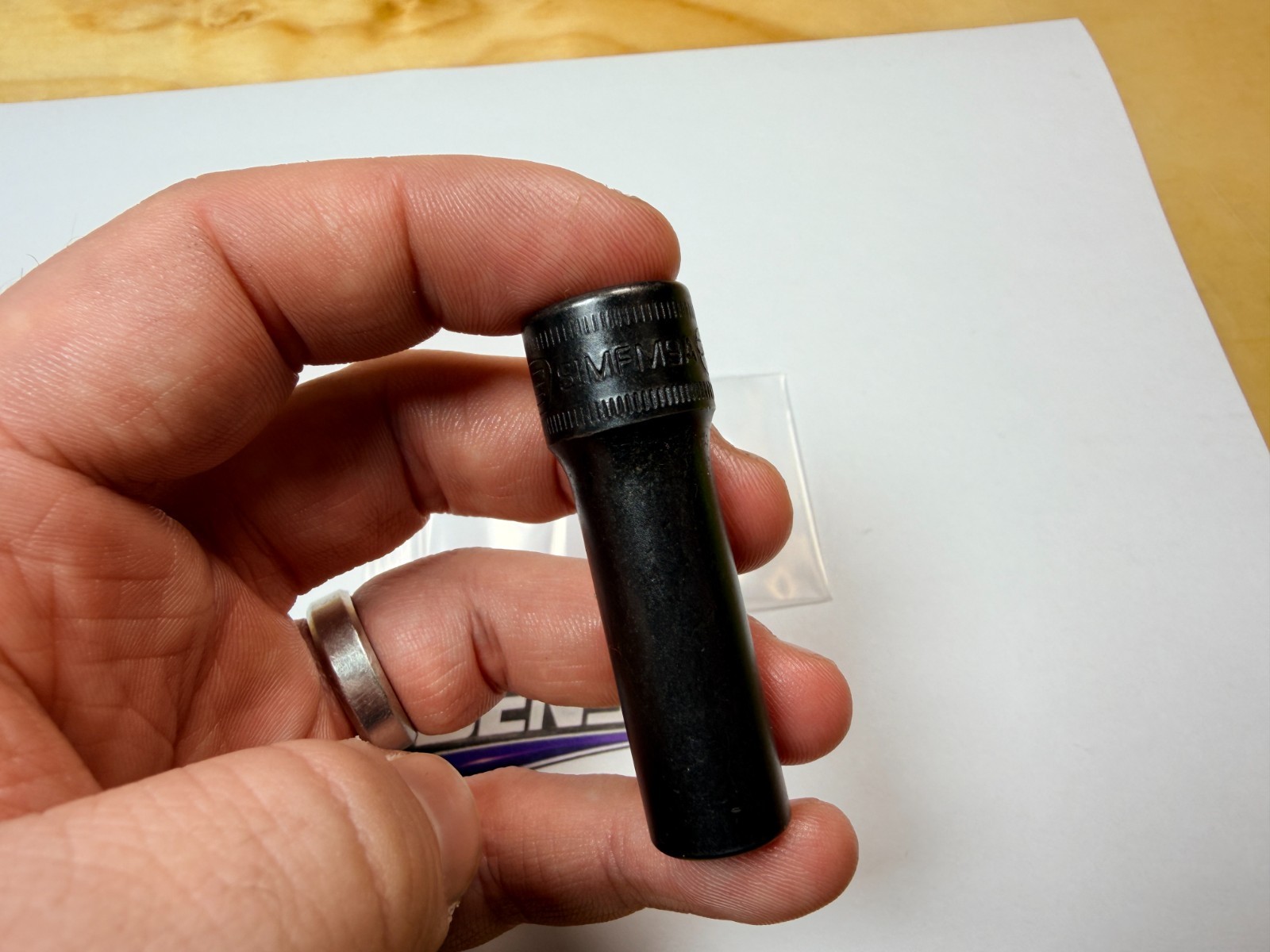 Snap-On Tools USA NEW 3/8″ Drive 9mm Metric 6pt Deep Impact Socket SIMFM9A