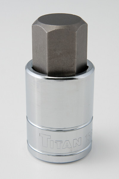 Titan 15666 1/2-Inch Drive x 3/4-Inch Hex Bit Socket – 3/4″