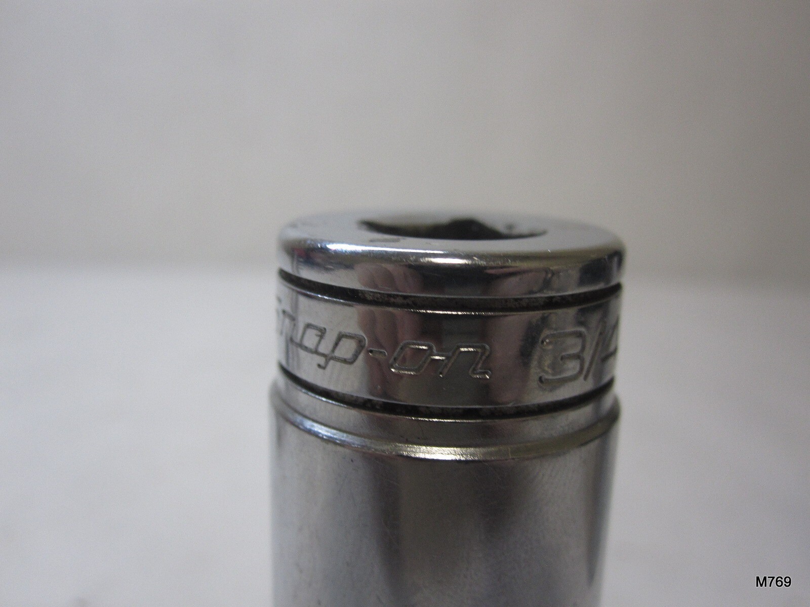 6 QTY Assorted SnapOn 3/8-Drive 6P Shallow/Deep Socket (2) 1/4 (2) 13/16 1/2 3/4