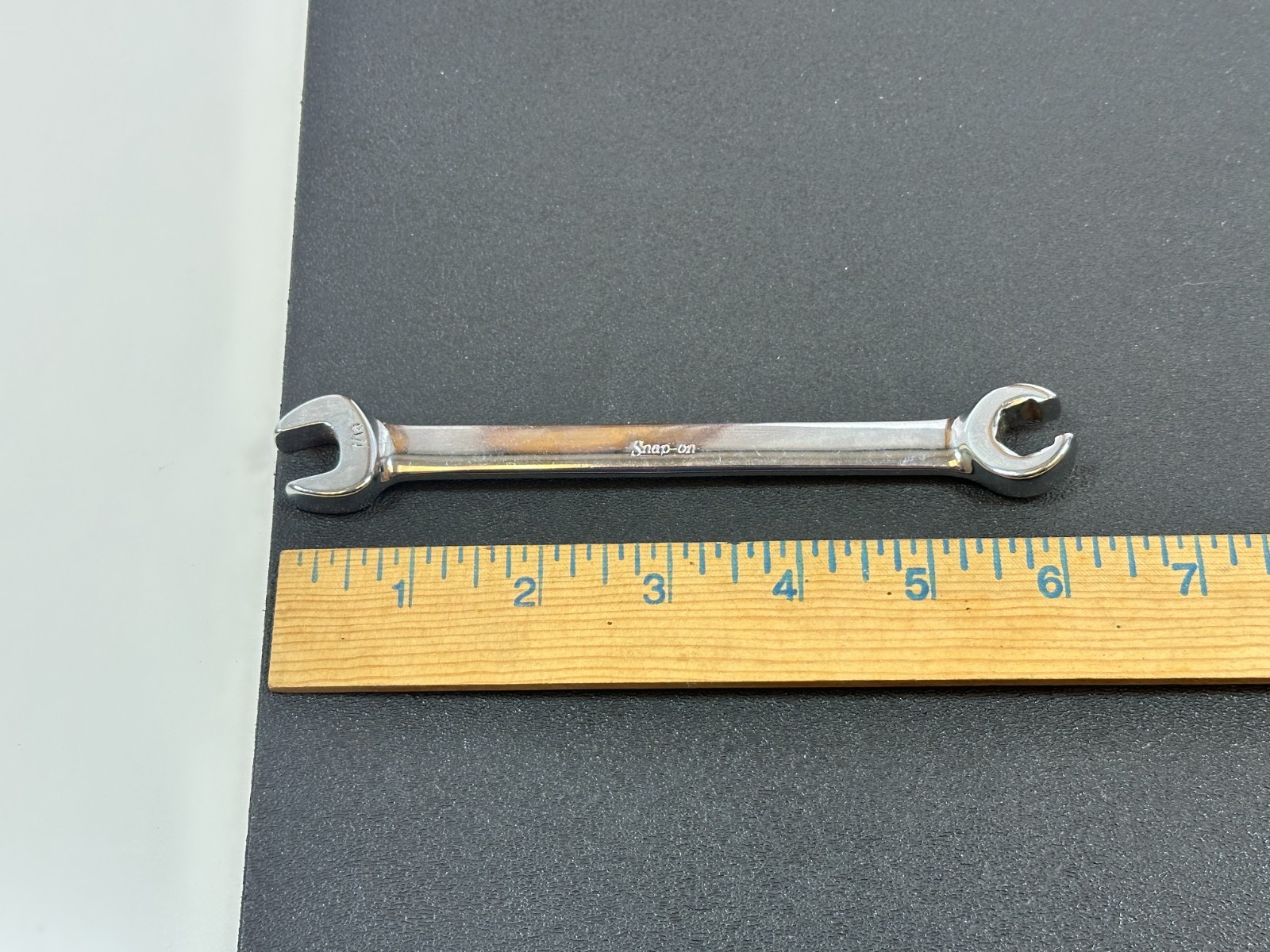 🇺🇸 Snap-on Tools USA RXS16 SAE 1/2” Open-End / Flare Nut Line Wrench, 6 Point