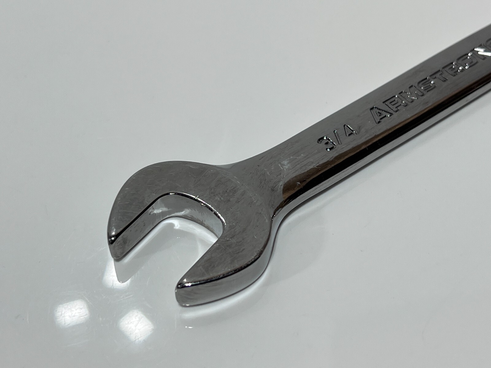 Armstrong Tools USA 25-124 SAE 3/4″ Full-Polish Combination Wrench – 12 Point