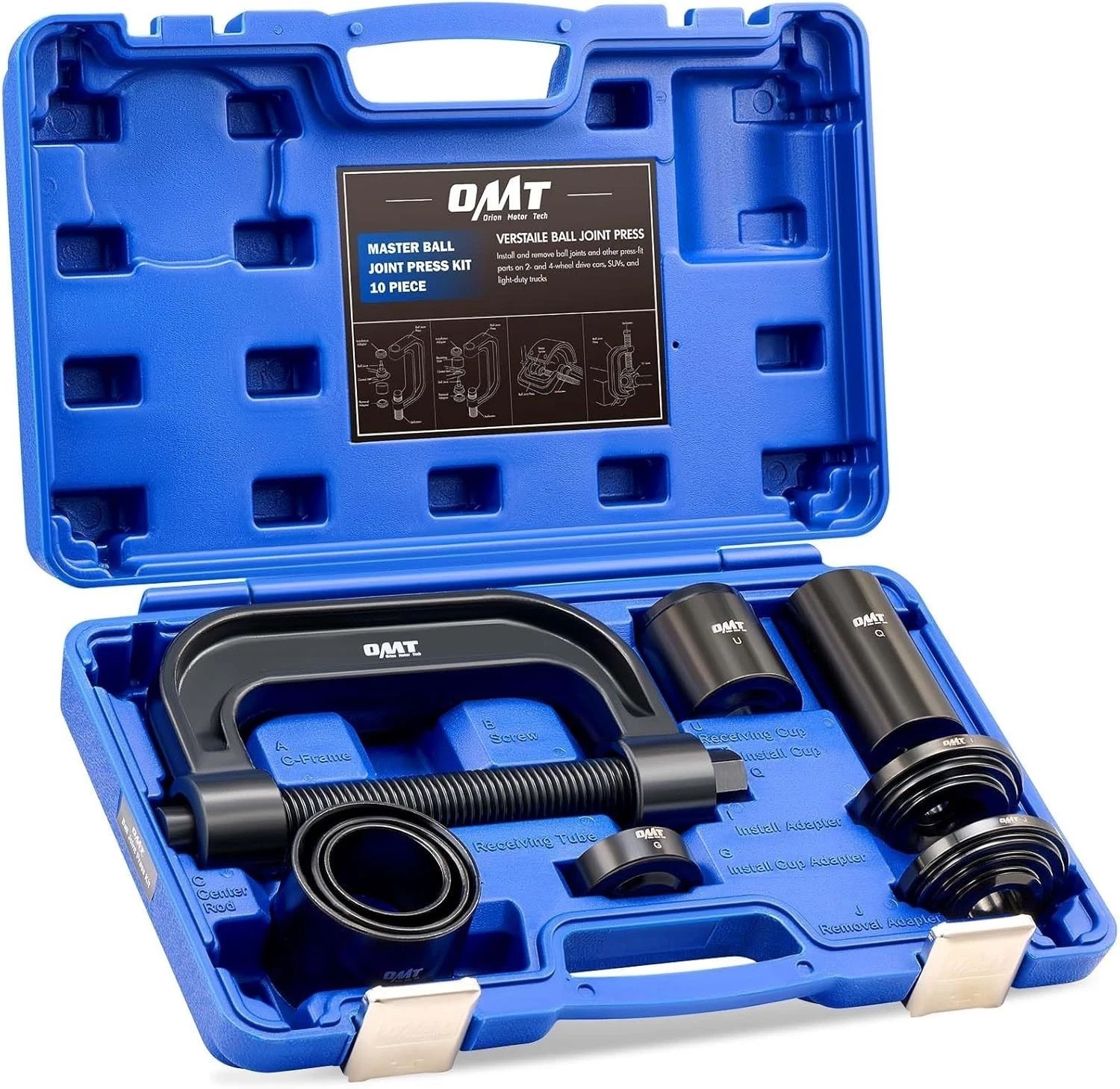 Orion Motor Tech Ball Joint Press Kit, Heavy Duty Ball Joint Removal Tool wit…