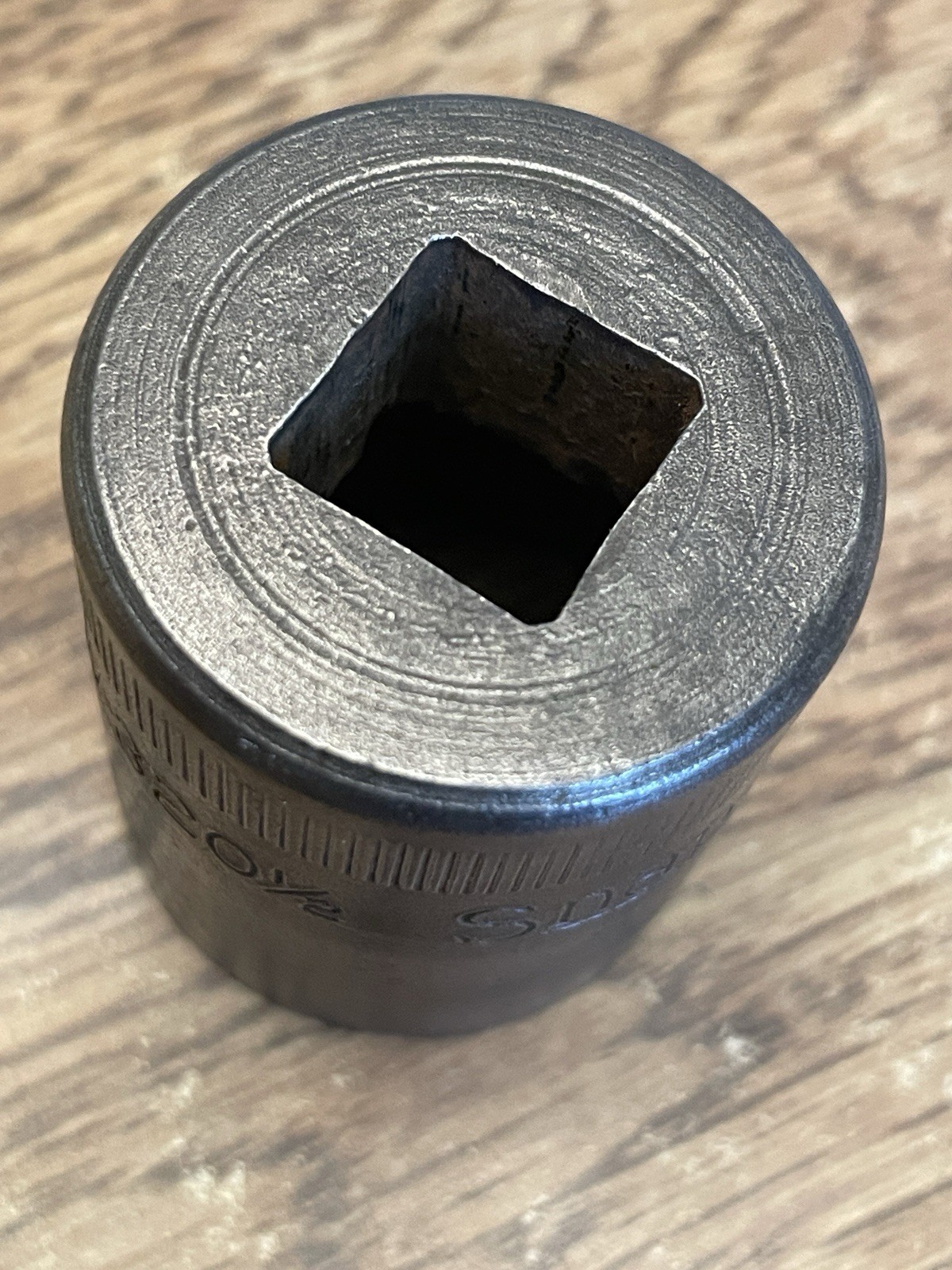 Vintage 1935 Snap On Sw320 1 inch 1/2 In Dr Shallow Socket.A True Collectable
