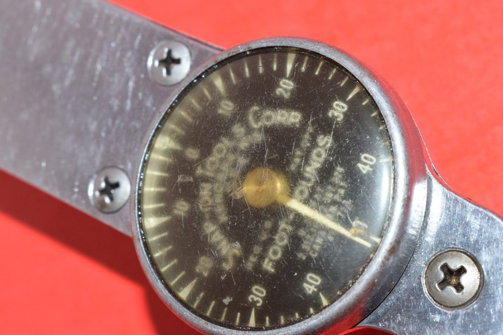 Snap-On 3/8” Drive Adjustable 50 ft/lbs Follow-Up Torque Wrench Torqometer