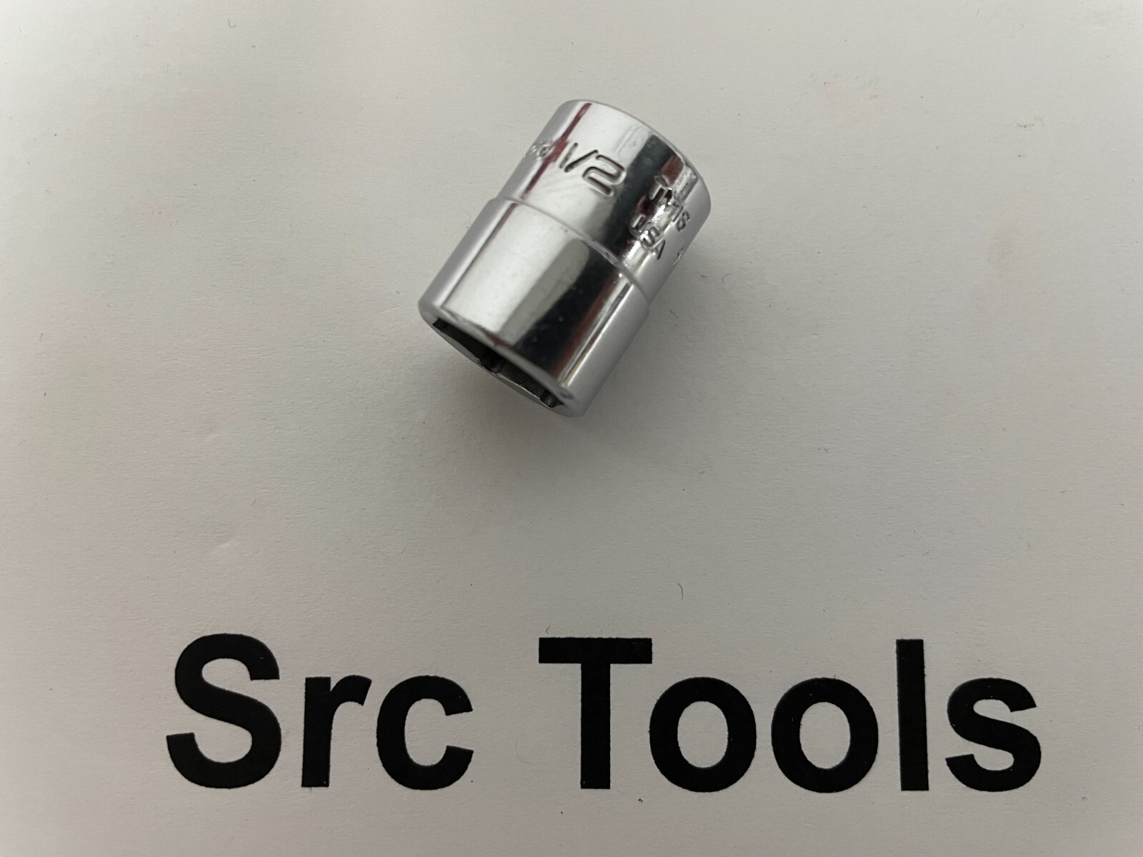 Snap-On Tools USA 1/4″ Drive 1/2″ SAE 6pt Midget Chrome Socket TM16