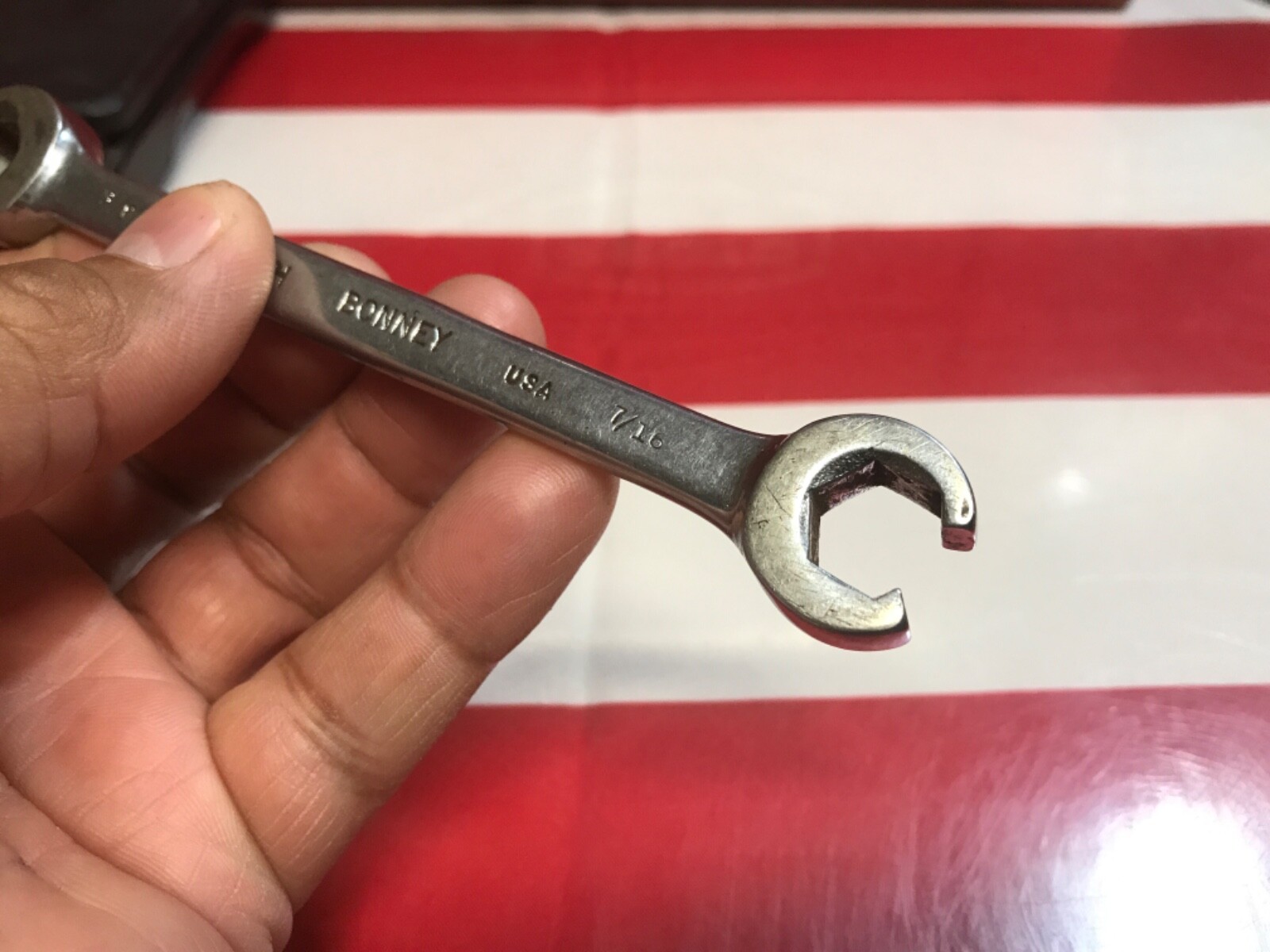 Bonney tools flare nut wrench 3/8” & 7/16” EF1214M OOOO