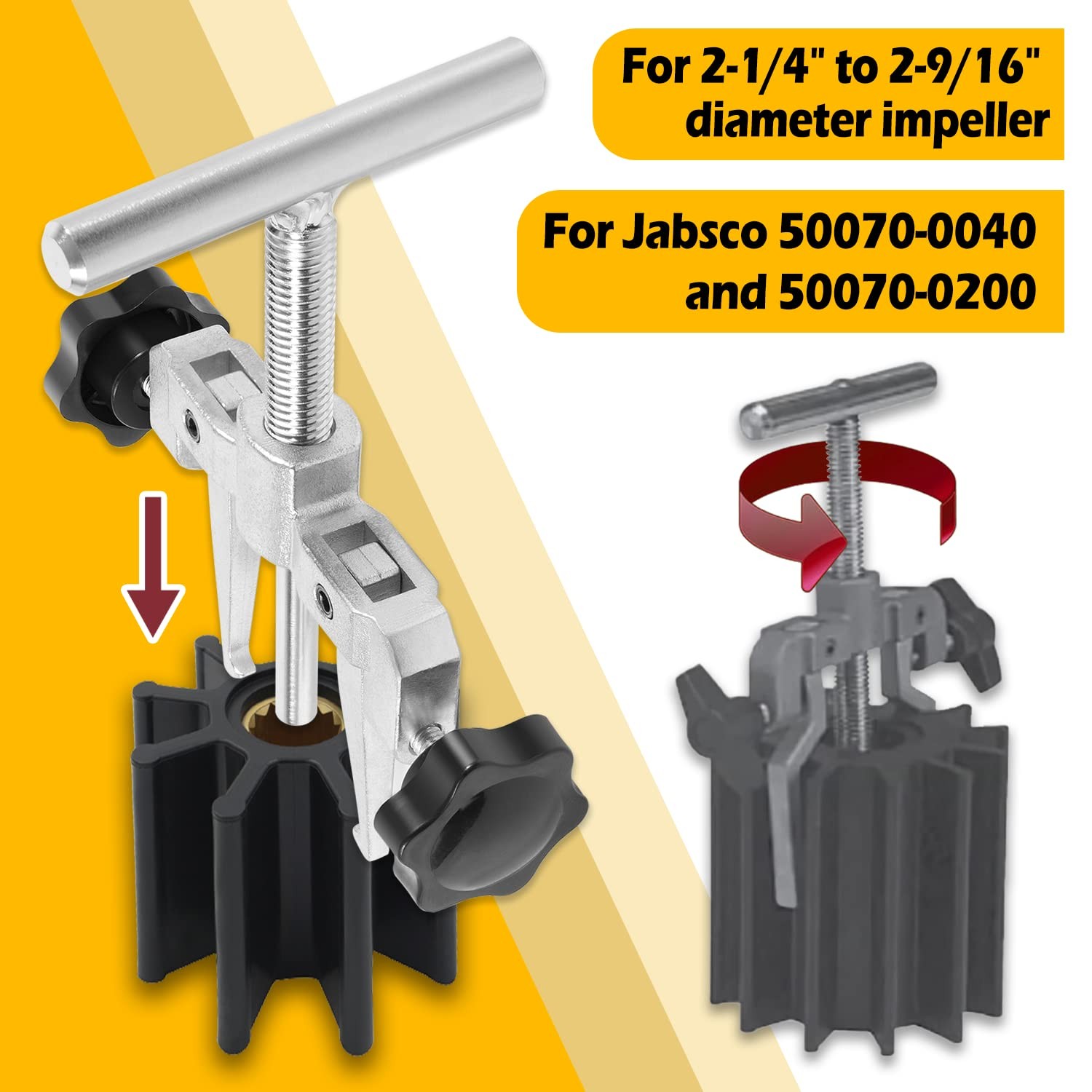 660040-1 Impeller Puller Removal for Impellers 2-1/4″ to 2-9/16″ Jabsco Pump
