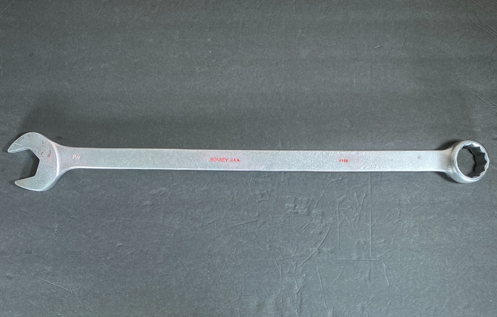 BONNEY 1-5/8″ 12-Point Combination Wrench 1180 26.5″L ~ Made in U.S.A.