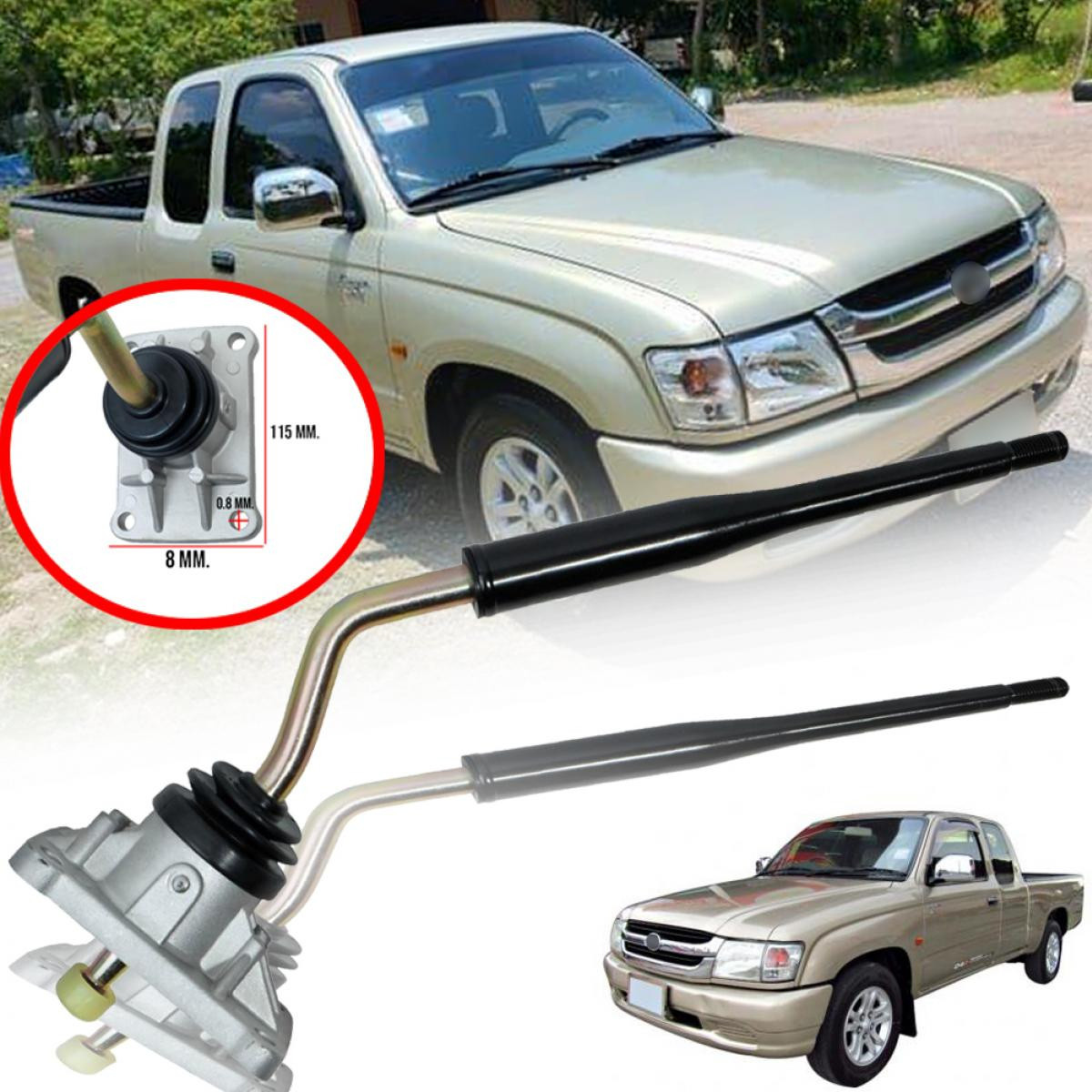 FIT Gear Shift Lever Stick Shifter for Toyota Hilux Tiger 1998–2004 2WD