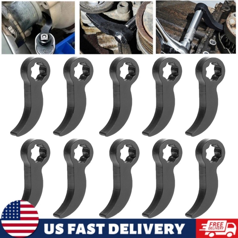 10PCS Pry Bar Wrench Adapter Head Half Shaft Removal Crowbar Ratchet Tool 1/2″