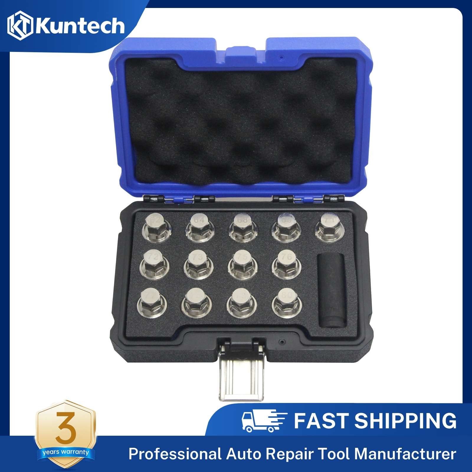 Kuntech Wheel Lock Lug Nut Anti Theft Screw Sleeve Kit Removal Key for BMW MINI