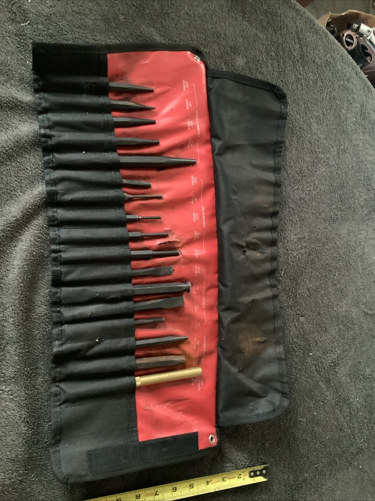 Matco Tools Spl17ka, 17pc Punch And Chisel Set, Used….see Pics…