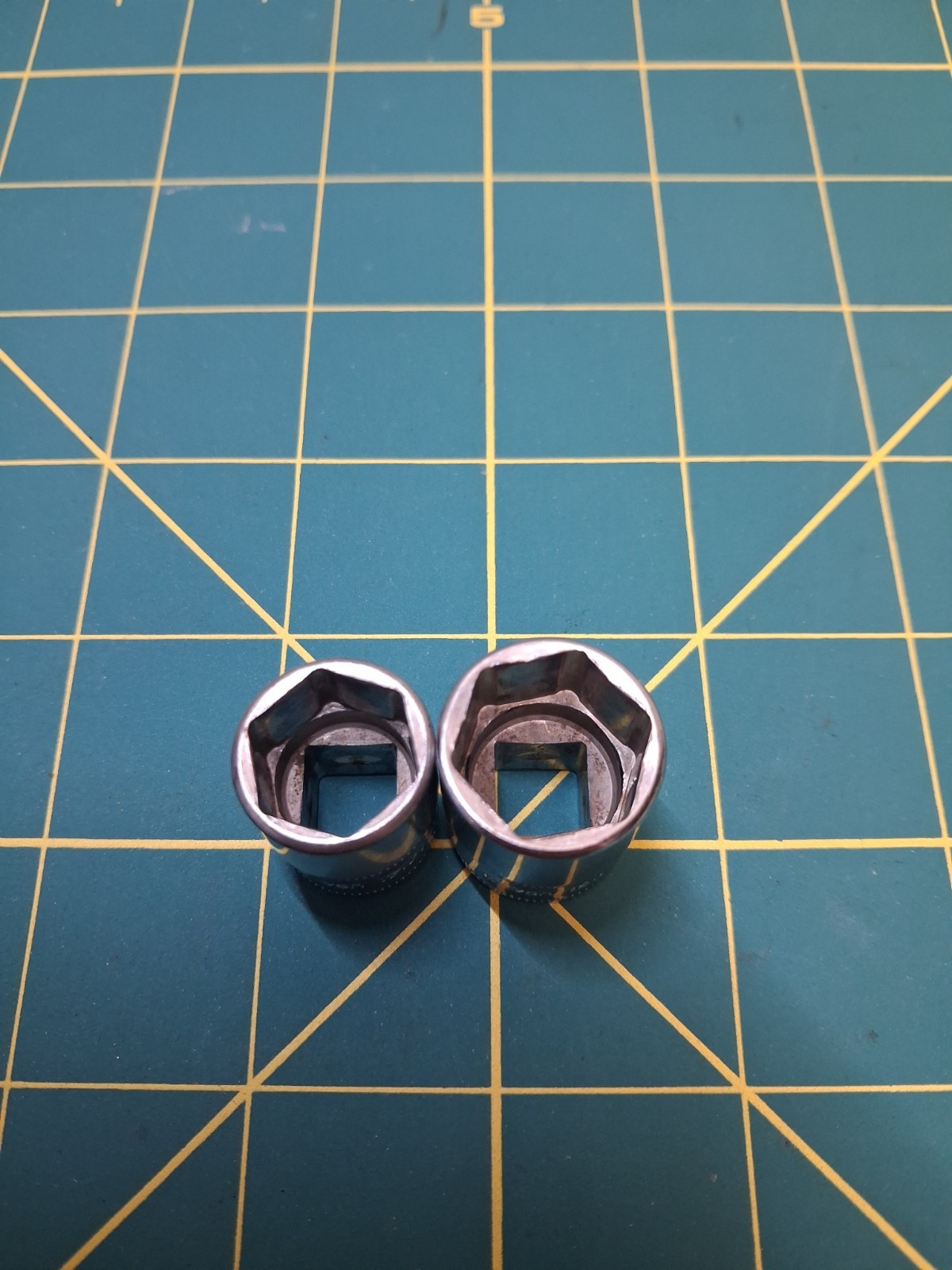 Snap-On Tools 3/8″ Dr. 14mm & 16MM 6 Point Shallow CHROME SOCKET FSM141 FSM161