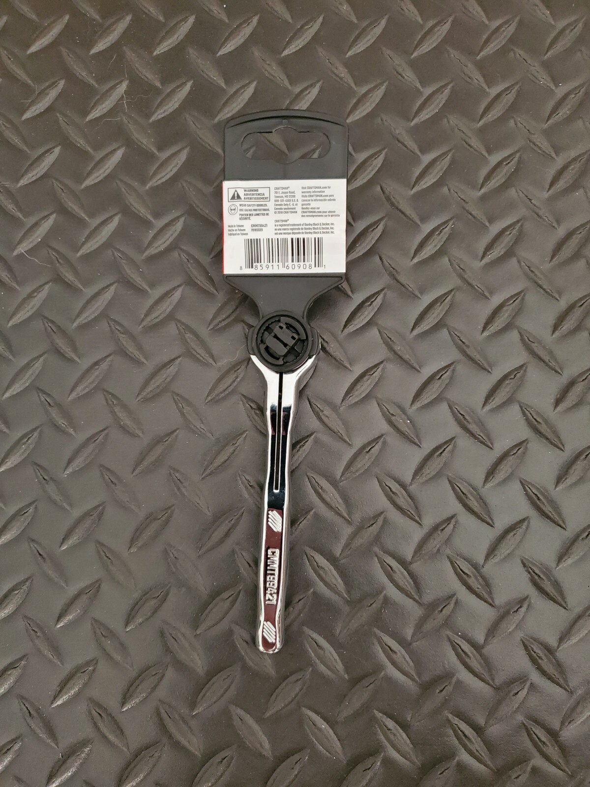 Craftsman 72-Tooth, 1/4″ Drive, Standard Swivel Head Ratchet. Brand New.