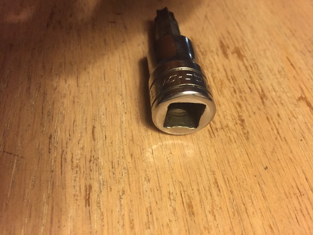 Snap On Tool USA Torx Socket Star Bit Standard T-45 3/8″Drive Mechanic FREE SHIP