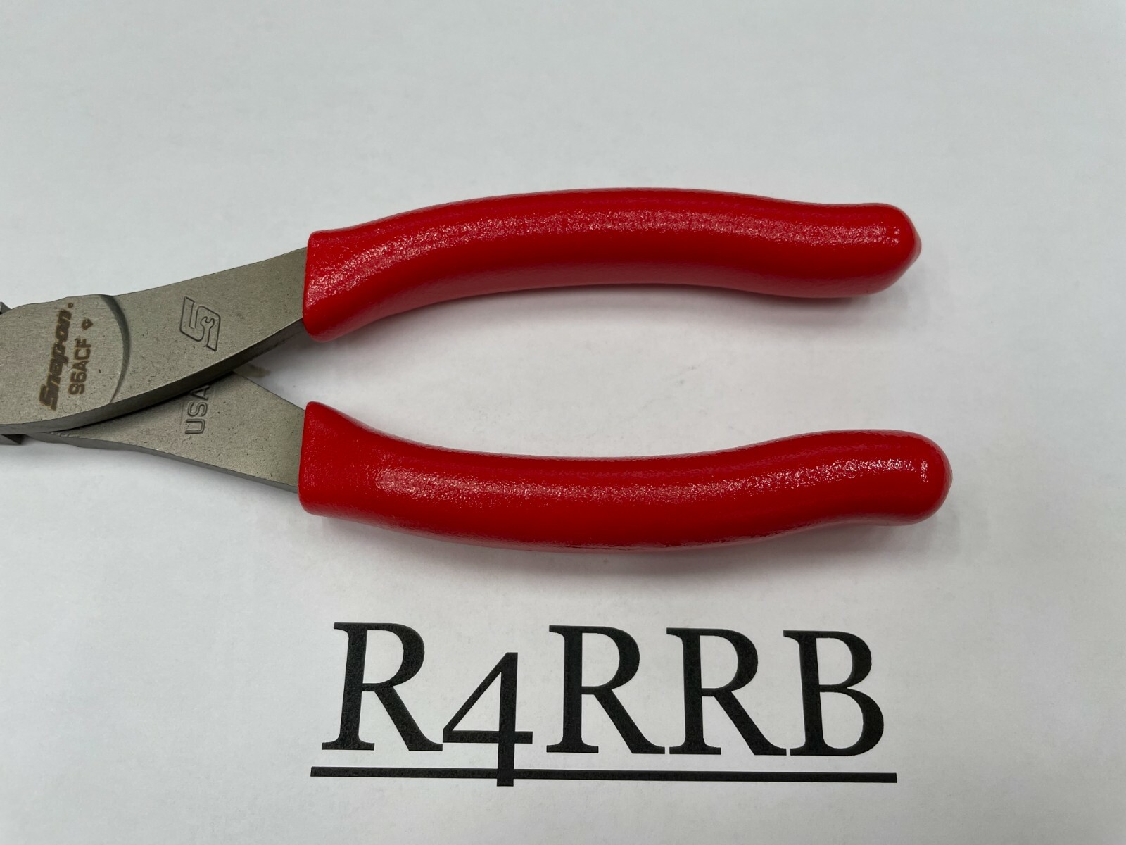 Snap-On Tools USA NEW RED Soft Grip 8″ Talon Grip Needle Nose Pliers 96ACF