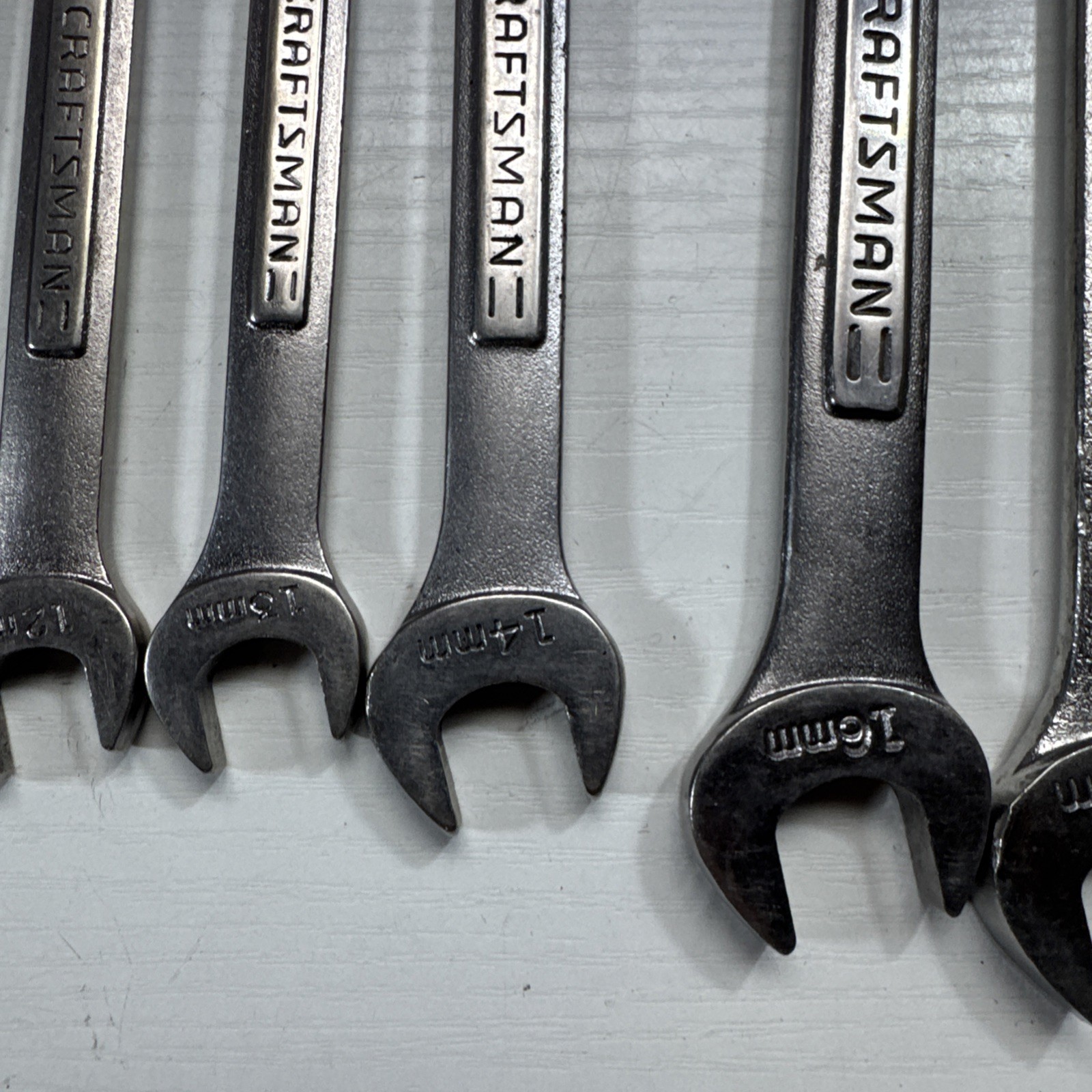 Sears Craftsman 6 Point 11 Piece Metric Wrench Set See Photos