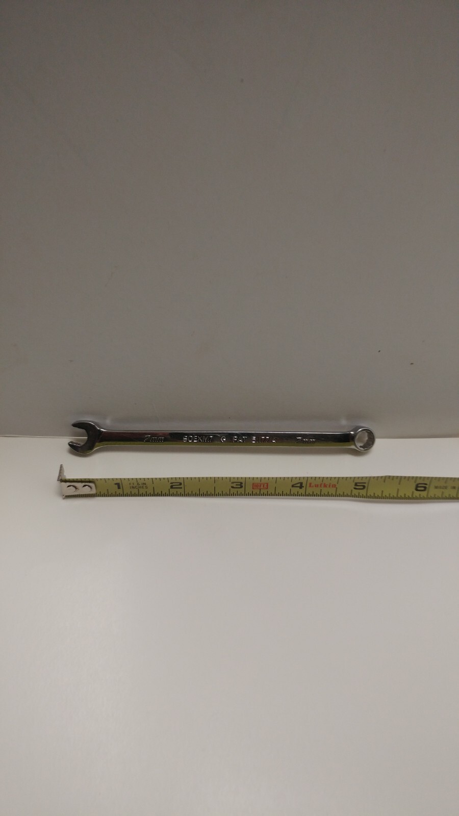 Snap-on 7mm Open End Wrench Combination (Used Once) SOEXM7 USA 5 1/4″ Long