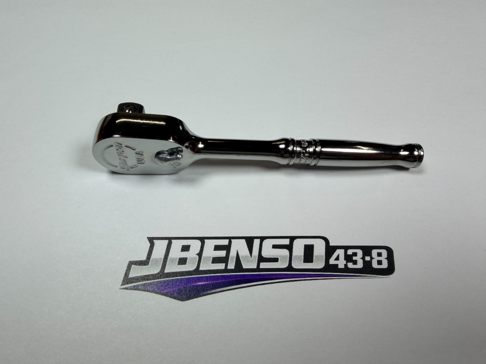 Snap-on Tools USA NEW 3/8″ Drive Compact Chrome Fixed Head Ratchet FC72