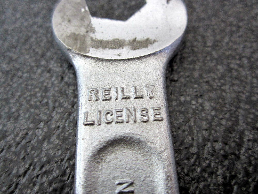 Antique Simplex No. 10 Ratchet Action Open End Wrench Frank C Reilly NY USA