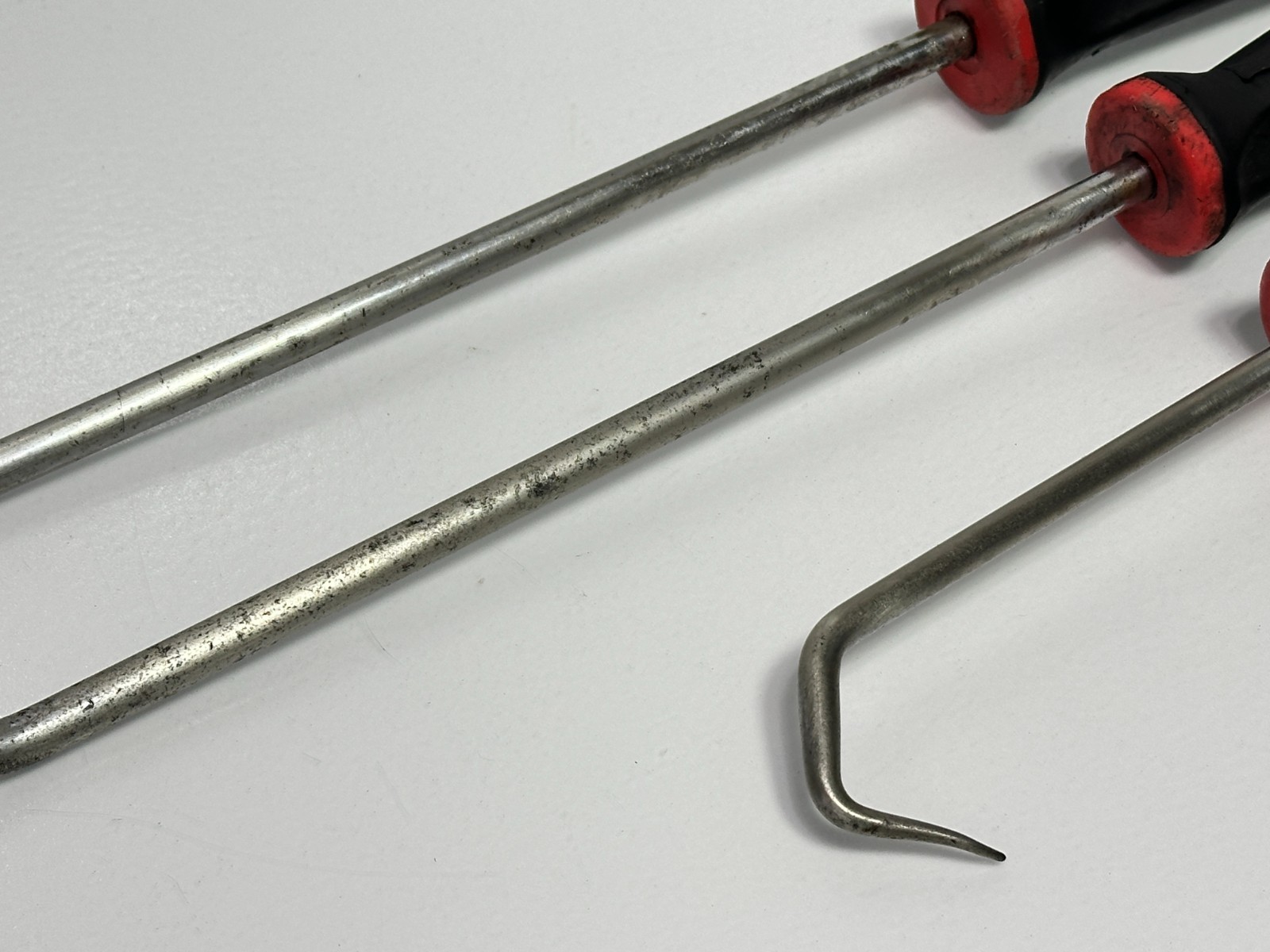 Snap-on Tools USA 3pc RED Soft Grip Radiator Pick Set Lot SGA175 SGA1712 SGA1711