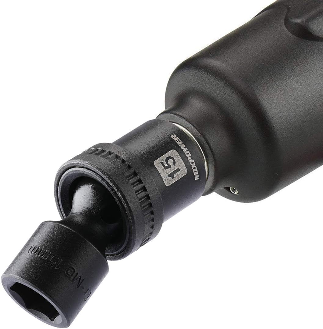 1/2″ Drive Shallow Impact Socket Set, 15-Piece Metric