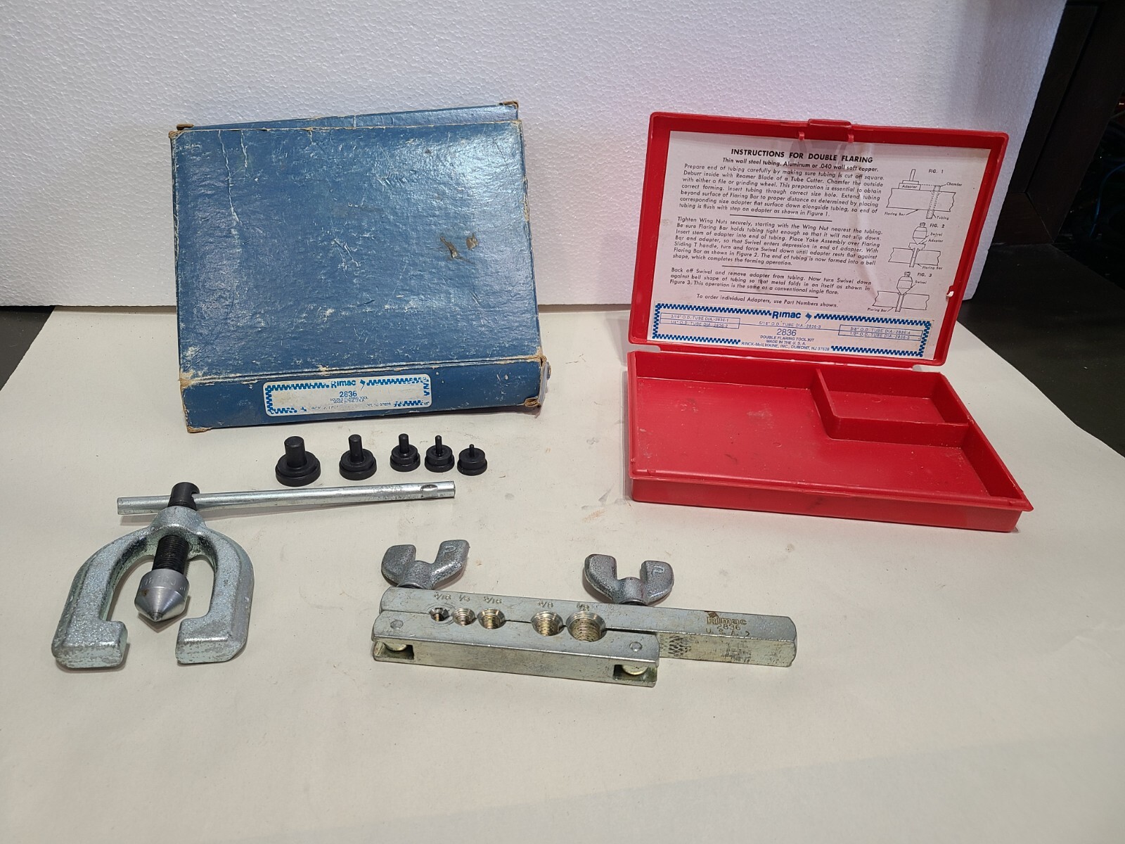 Rimac Tools 2836 Double Flaring Tool Kit, Made In USA
