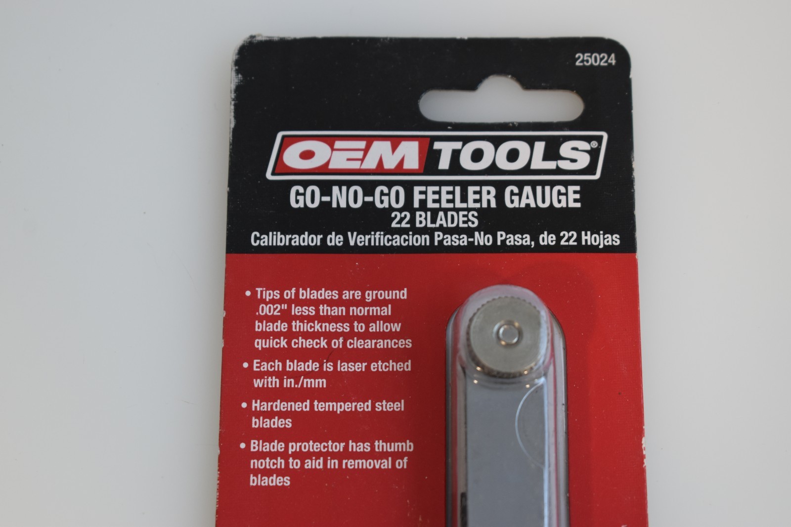 Oemtools 25024 22 Blade Go No Go Feeler Gauge Precision Measurement Tool
