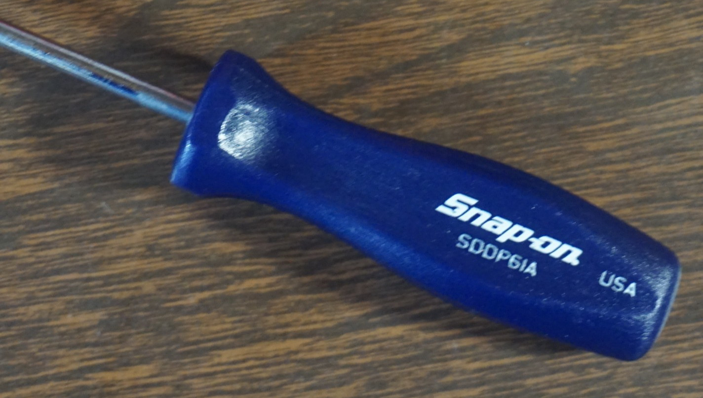 Super SNAP ON SDDP61AB #1 Phillips w/ 6″ Blade, HARD BLUE Handle, Clean