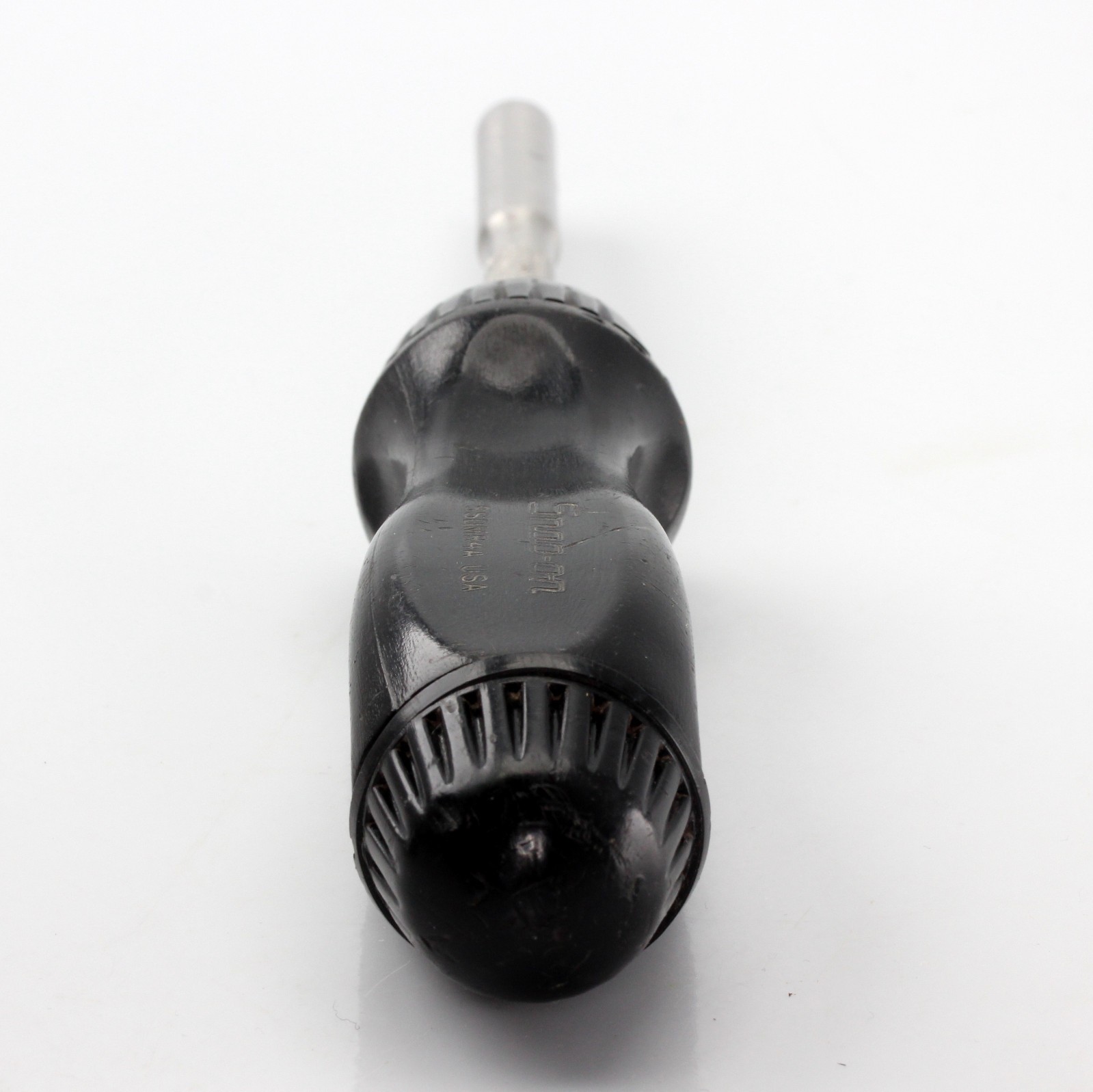 Original Snap-on Tools Ratcheting Screwdriver SSDMR4A USA Black Hard Handle, BIN
