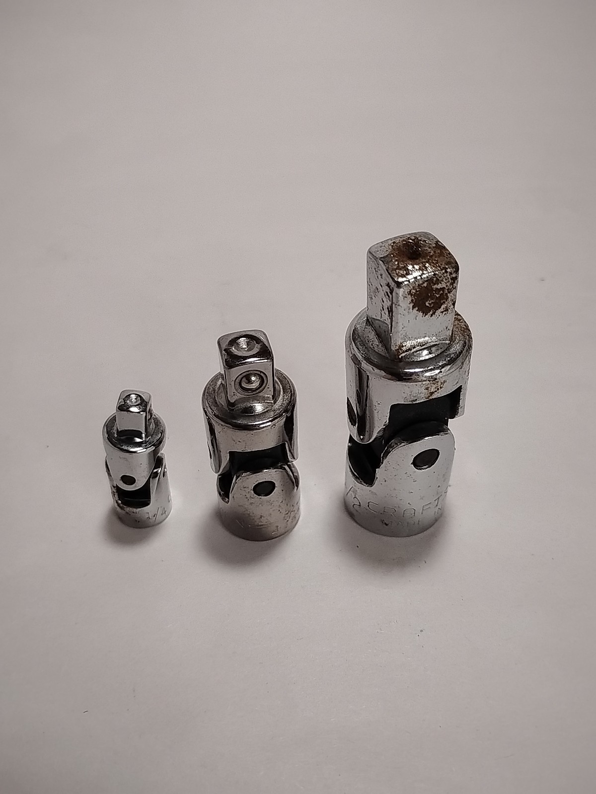 Craftsman Swivel/ Universal Socket Set. Made In USA W/ Rust (See Pictures) -GK-