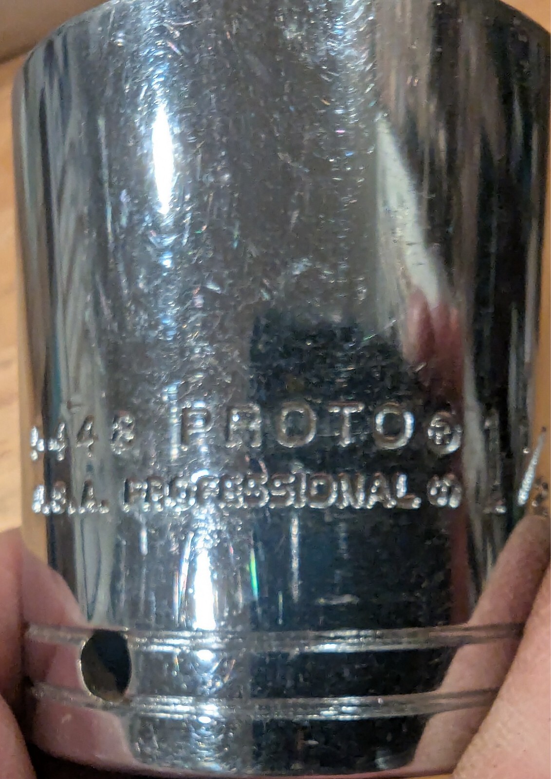 Proto Professional 5448 1/2” Drive, 1 -1/2” Socket, 12 Point Socket, USA,